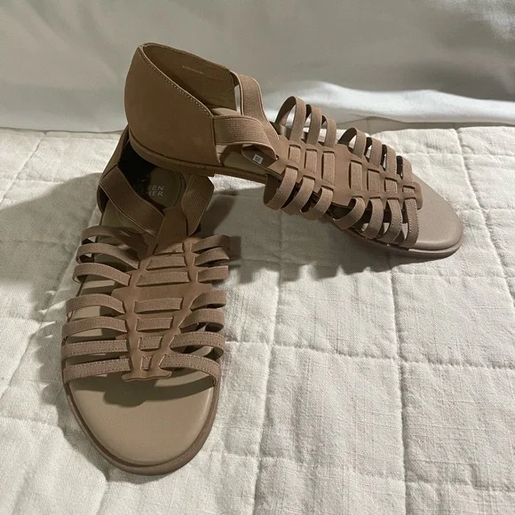 New Eileen Fisher sandals in light brown size 7 - Picture 2 of 5